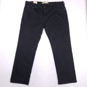 Big Star Union Jeans Regular Straight 42S Black‎ Stretch Denim Classic Fit